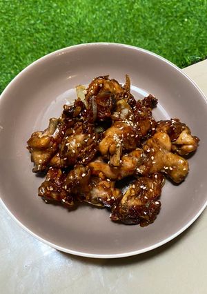 Foto resep Ayam Saus Wijen