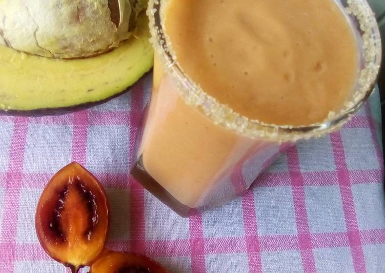 Simple Way to Make Super Quick Homemade Mixed fruit smoothie