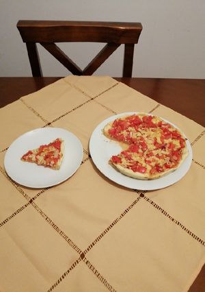 Una foto de Tarta de Tomate y queso 🍅 🧀