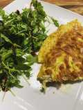Omelette gratinée au Saint Nectaire