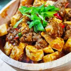 A picture of Mapo Tofu.