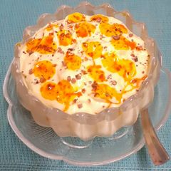 A picture of Kesar Elaichi Yukt (incorporated) Shrikhand For Twin Festivals -- Janmashtami & Independence Day.
