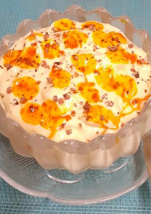 A picture of Kesar Elaichi Yukt (incorporated) Shrikhand For Twin Festivals -- Janmashtami & Independence Day.