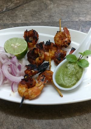 A picture of Grilled shrimp.