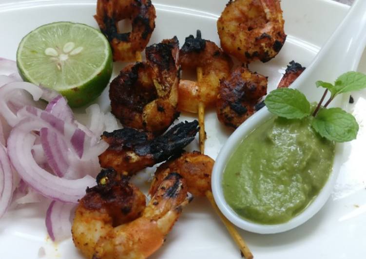 Steps to Prepare Homemade Grilled shrimp