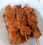 Cara Bikin Sate daging bumbu pedas Simpel