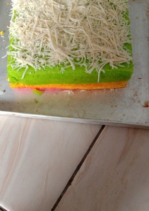 Foto resep Bolu kukus pelangi