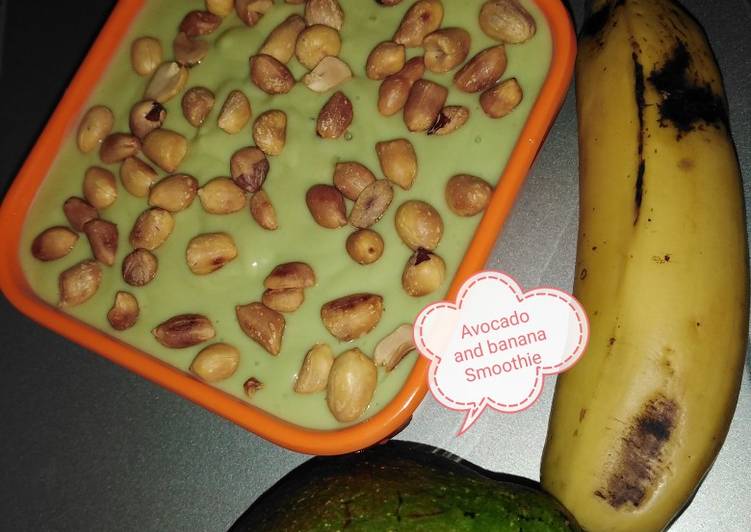 Simple Way to Prepare Quick Avocado and Banana Smoothie