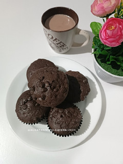 Foto resep Double chocolate muffin no mixer
