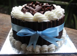 Foto resep Black Forest Cake 4 telur (loyang bulat 18 cm)