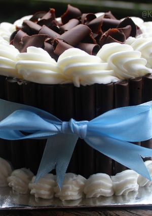 Foto resep Black Forest Cake 4 telur (loyang bulat 18 cm)
