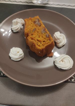 Une photo de Carotte cake sans glaçage