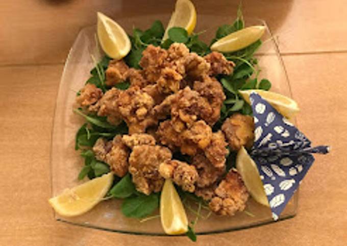 Tori no Karaage (pollo frito japonés) Receta de komekome_kitchen- Cookpad