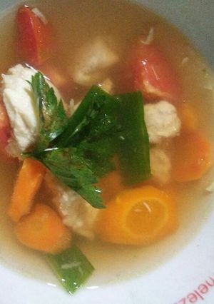 Foto resep Sup ikan tuna