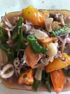 Foto resep Cumi cumi tumis cabe hijau