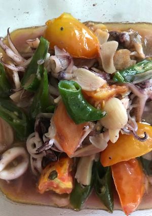 Foto resep Cumi cumi tumis cabe hijau