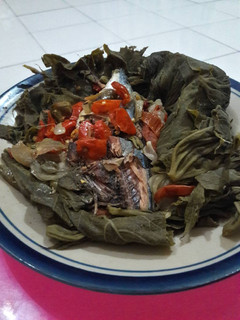 Foto resep Pepes ikan asin peda