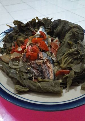 Foto resep Pepes ikan asin peda