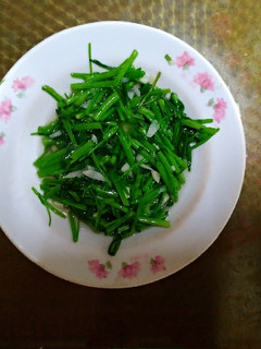 蒜炒空心菜 的食譜成品照片