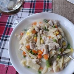 A picture of Kim's Homemade Egg Noodles.