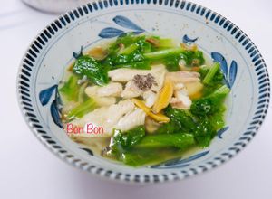 Hình của món Canh Cá Rô Cải Xanh.