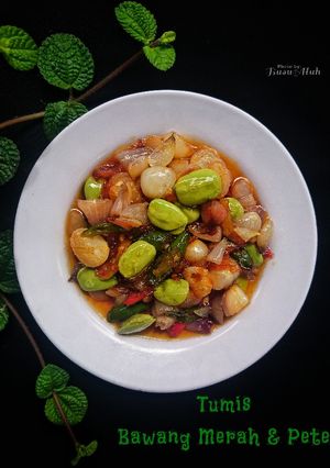 Foto resep Tumis bawang merah dan pete