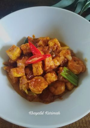 Foto resep Udang Tahu Saus Mentega