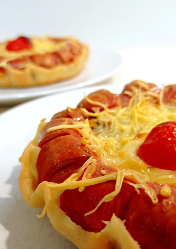 Una foto de Rosco/Minipizza de salchicha y pesto