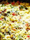 Verduras horneadas con queso