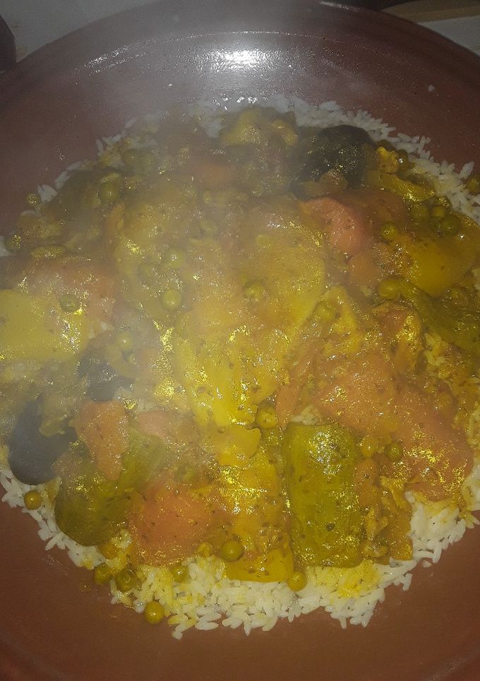 صورة لوصفة روز بالخضر