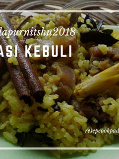 Foto resep Nasi kebuli daging kambing