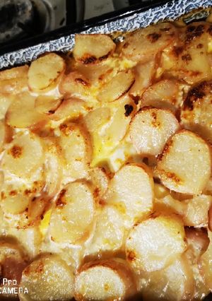 Krémes rakott burgonya recept fotója
