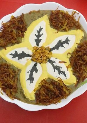 عکسی از دستور آش بلغور