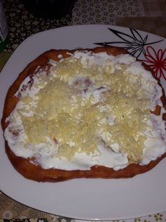 Hűtős lángos recept fotója