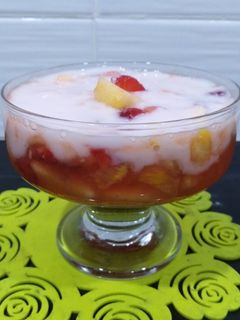 صورة لوصفة سلطة الفواكه 🍊🍋🍌🍏🍓