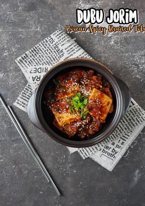 Foto resep Dubu Jorim (Korean Spicy Braised Tofu)