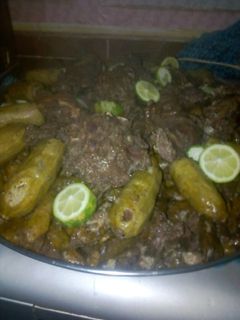 صورة لوصفة ورق عنب مع لحمة