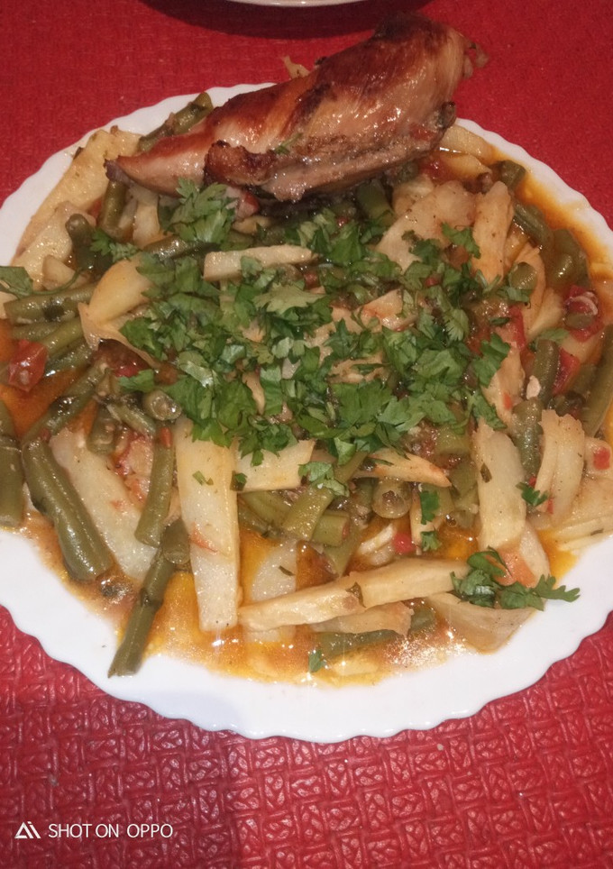 صورة لوصفة لوبيا ماشطو