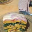 Lasaña con panqueques de zapallo cabutie