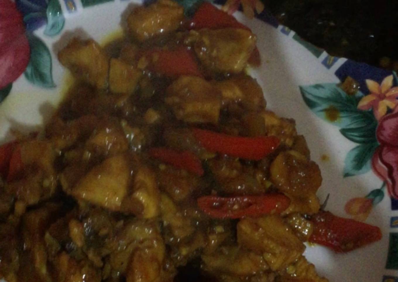 Rica-rica ayam pedas 1/4kg