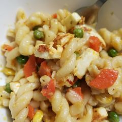 A picture of South Indian style Pasta.