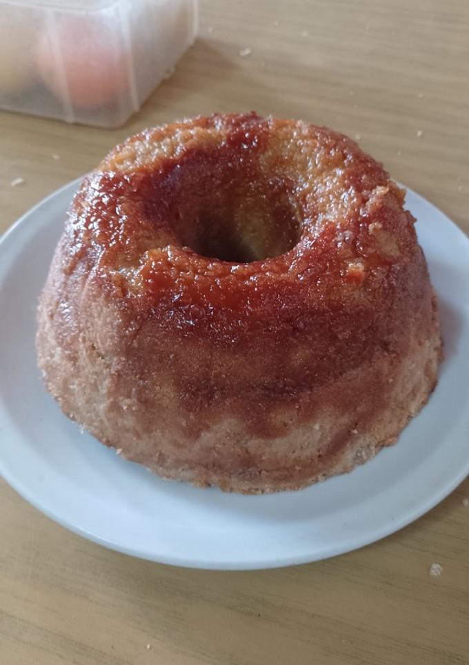 Una foto de Budín de pan en licuadora