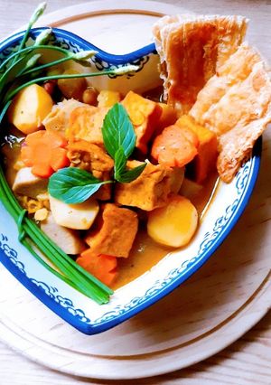 Hình của món Cà ri chay.