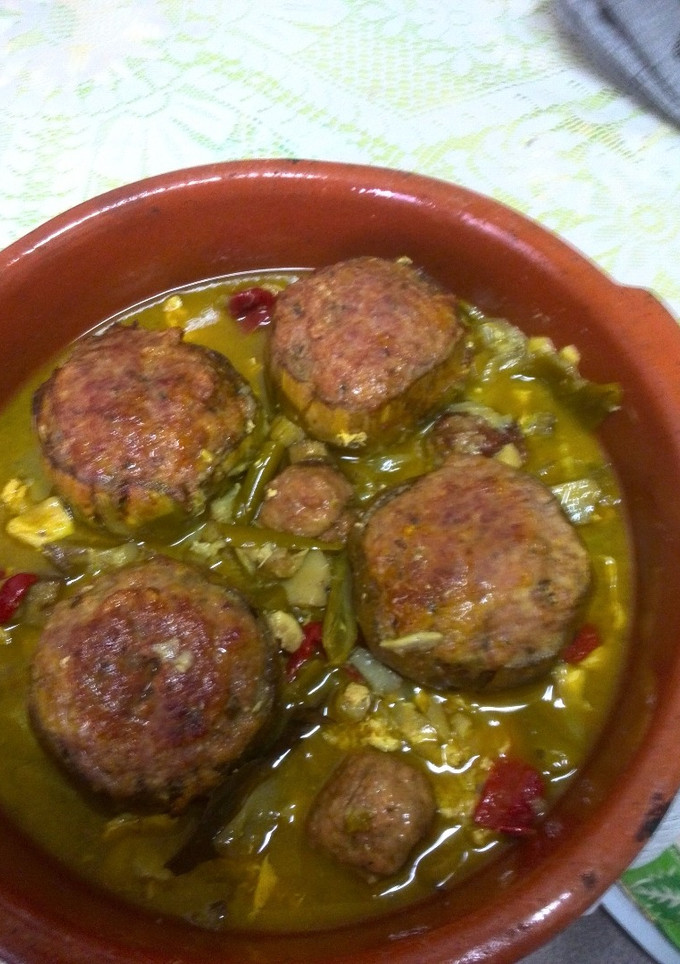 Una foto de Alcachofas rellenas