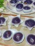 Ide Jualan Kue Bugis Ubi Ungu Modifikasi Kue Talam Putih Pakai Cetakan, Cantik dan Unik