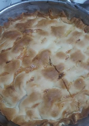 Una foto de Tarta rústica de choclo, crema etc