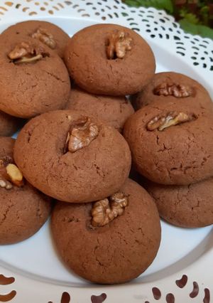 Une photo de Ghribia choco noix ❤