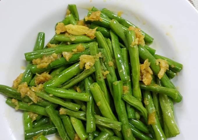 Anti Ribet, Membuat Buncis tumis bawang putih Murah