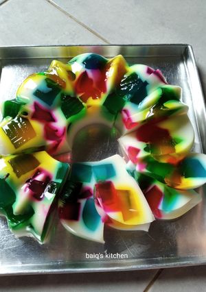 Foto resep Puding Susu Mozaik