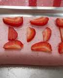 Pastel de fresas sin horno, sin harina y sin azúcar